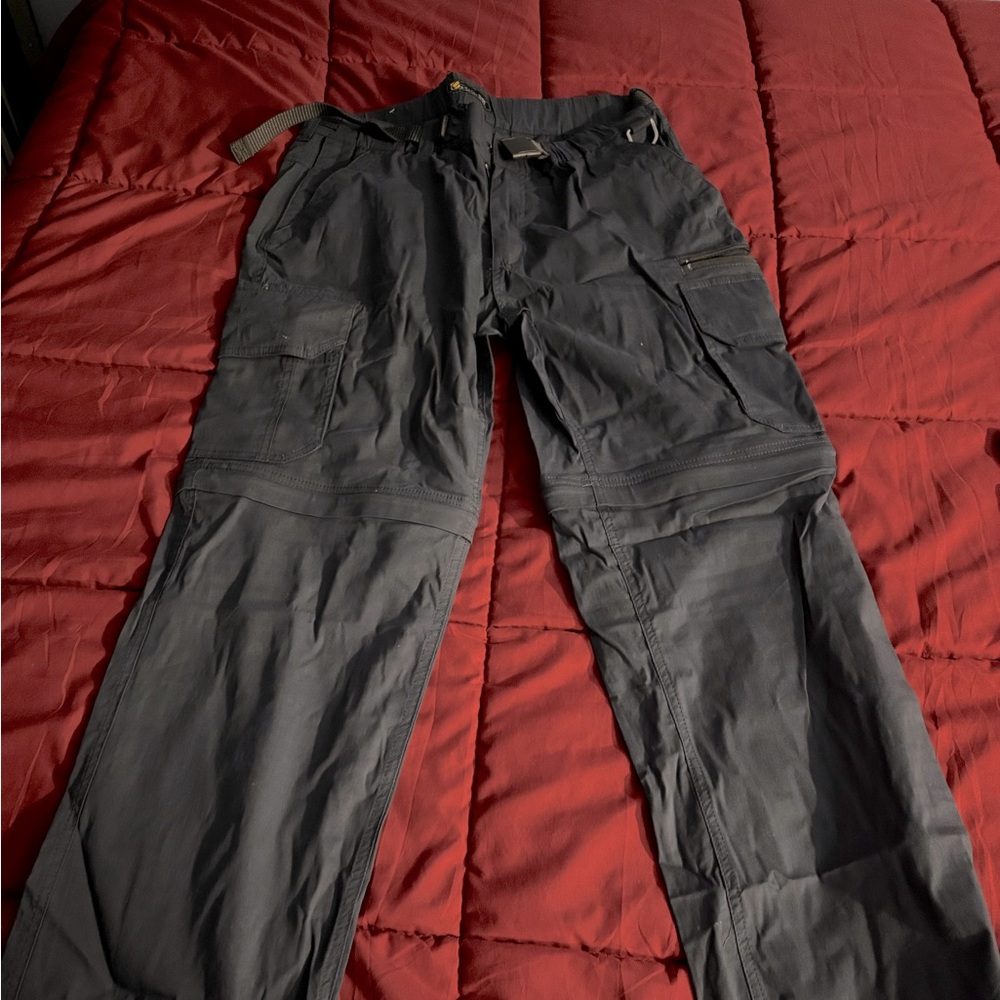 Navy blue insulated work pants
